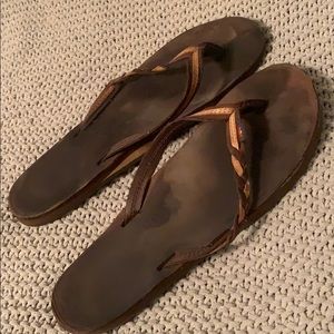 Rainbow Flip Flops